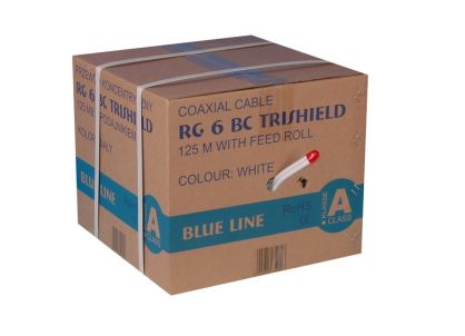 Kabel RG6U BC Trischield Twin (Karton 125mb)