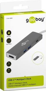 Adapter USB-C na HDMI USB-C PD 2xUSB3.0 SD Goobay