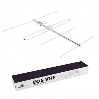 Antena DVB-T Spacetronik EOS VHF pol. H white