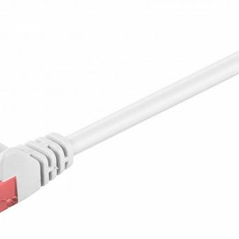 Kabel LAN Patchcord CAT 6 U/UTP biały 0,5m