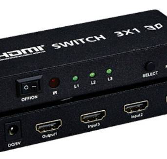 Sumator HDMI 3/1 M Spacetronik SPH-S103V4