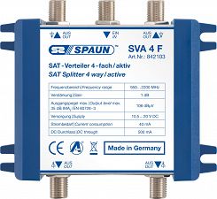 Rozgałeźnik SAT quattro/wideband Spaun SVA 4F