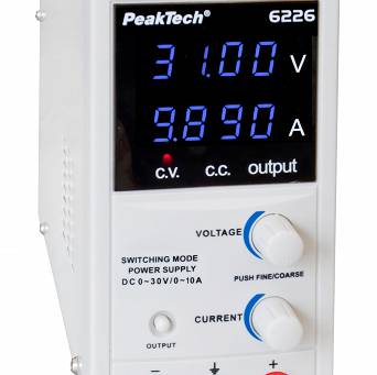 Zasilacz laboratoryjny 30V 10A PeakTech 6226