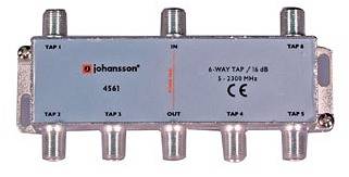 6 WAY TAP Odgałęźnik 6-krotny Johansson 16 dB 4561