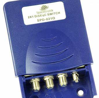 Przełącznik DiSEqC Switch 2/1 Spacetronik SPD-021