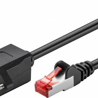 Kabel LAN przedłużacz CAT 6 F/UTP czarny 3m