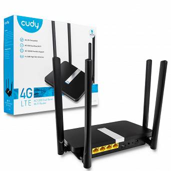 Router Cudy LTE LT500 4G LAN/WAN Wi-Fi 5 AC1200