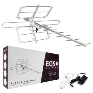 Antena DVB-T Spacetronik EOS L Combo White Aktywna