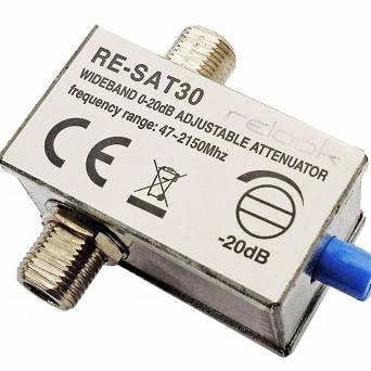 Tłumik regulowany Relook RE-SAT30 0 / -20dB