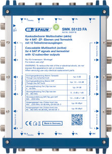 Multiswitch kaskadowy Spaun 5/5 na 12 SMK 55123 FA