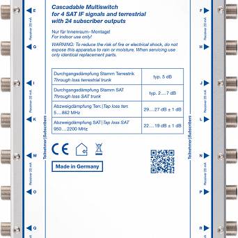 Multiswitch kaskadowy Spaun 5/5 na 24 SMK 55243 F