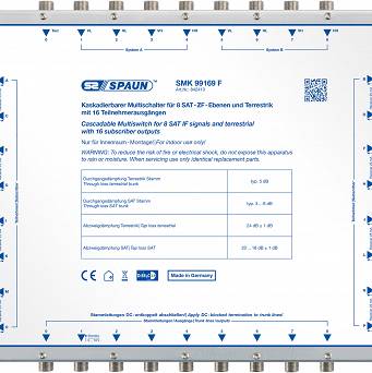 Multiswitch kaskadowy Spaun 9/9 na 16 SMK 99169 F