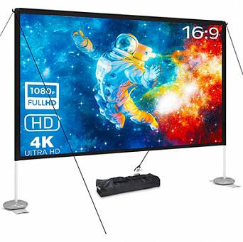 Przenośny ekran projekcyjny FFDF 120'' 16:9