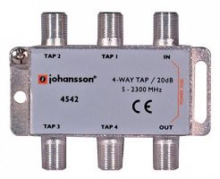 4 WAY TAP Odgałęźnik 4-krotny Johansson 20 dB 4542