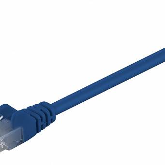 Kabel LAN Patchcord CAT 5E 0,25m niebieski