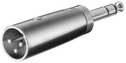 Adapter audio wtyk XLR - Jack 6,35mm Goobay