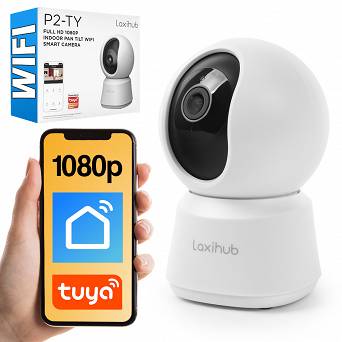 kamera WiFi Tuya obrotowa 355' 75' Laxihub P2-TY