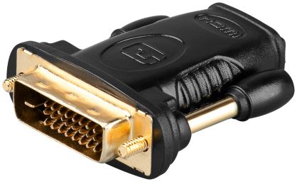 Adapter gniazdo HDMI / wtyk DVI-D 24+1 Goobay