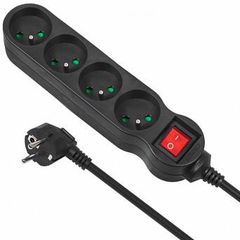 Listwa zasilająca 4 gn. 3m Maclean Energy MCE181