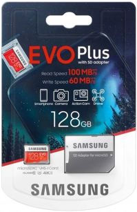 Pamięć SAMSUNG EVO+ MICRO SDXC 128GB + adapter SD