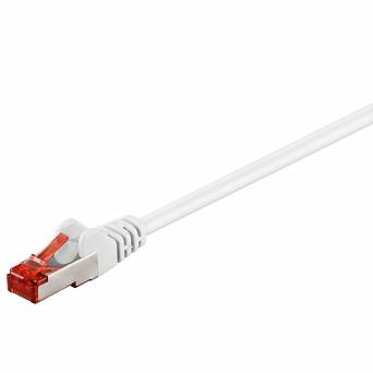 Kabel LAN Patchcord CAT 6 S/FTP biały 5m