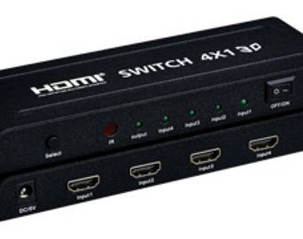 Sumator HDMI 4/1 Audio Spacetronik SPH-S104V4A 4K