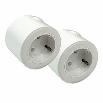 Gniazdo sieciowe zestaw x2 WiFi QN-WP01DUO
