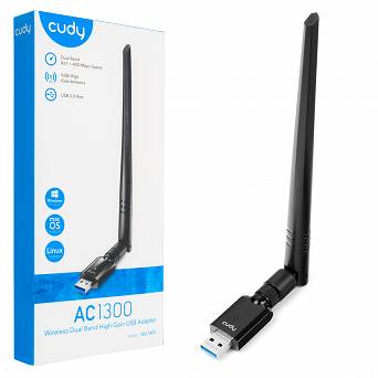 Karta sieciowa USB 3.0 Wi-Fi 5 AC AP HG WU1400