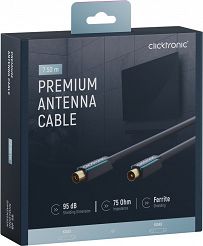CLICKTRONIC Przyłącze TV IEC kabel antenowy 7,5m
