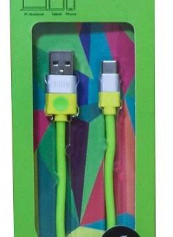 Kabel USB - microUSB 2.0 ORIGAMI 1m Zielony